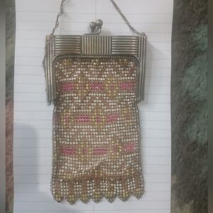 Whiting & Davis Vintage Chainmail Evening Bag